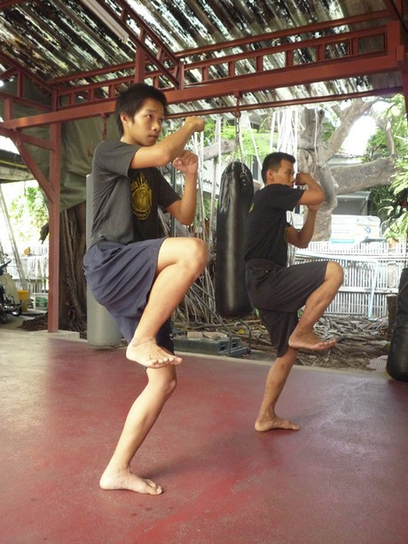 muay thai chaiya training